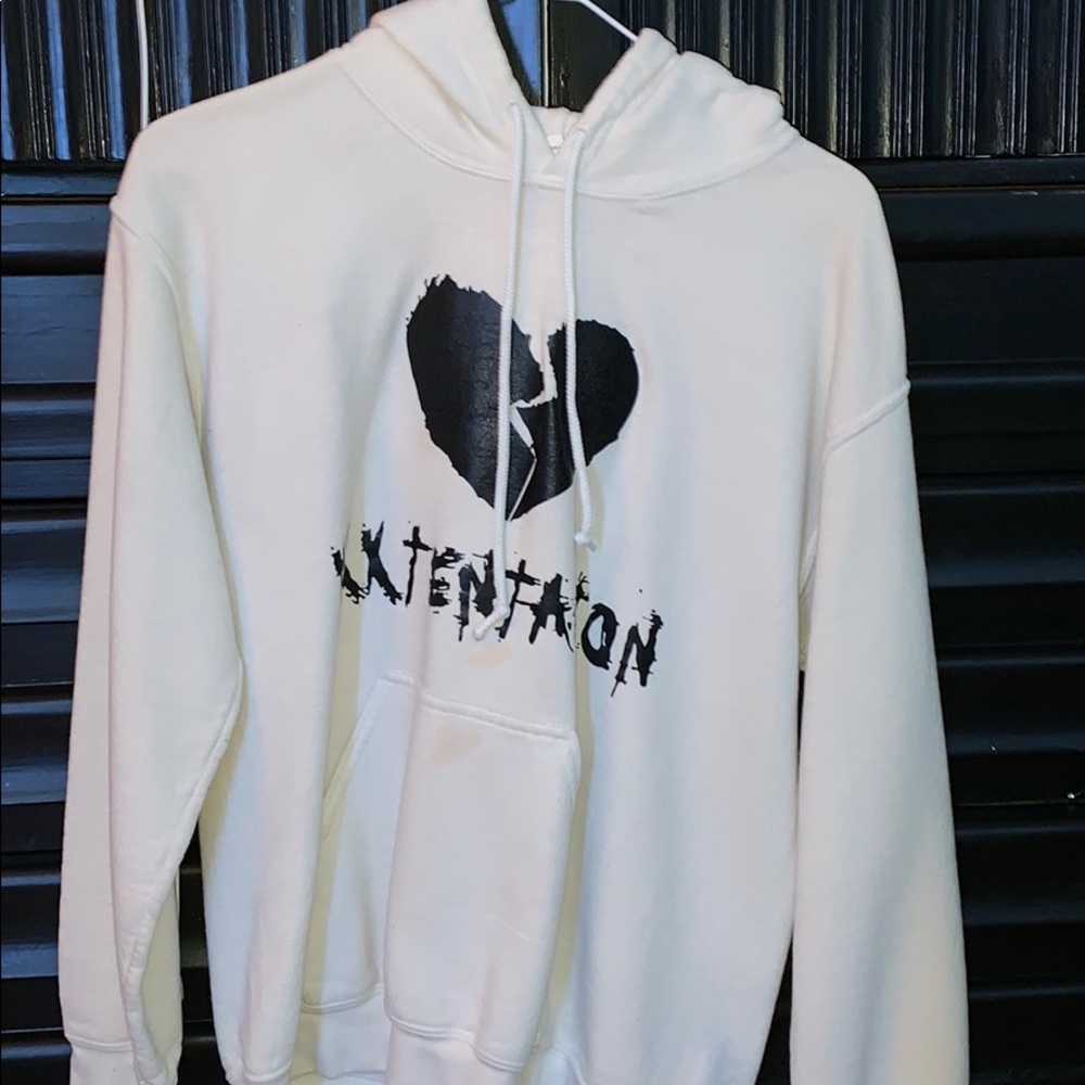 White xxxtentacion hoodie